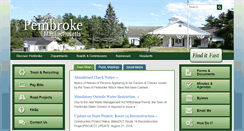Desktop Screenshot of pembroke-ma.gov